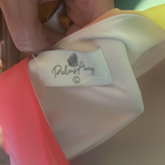 Size Large Mini Dress Rainbow - Picture 5 of 5